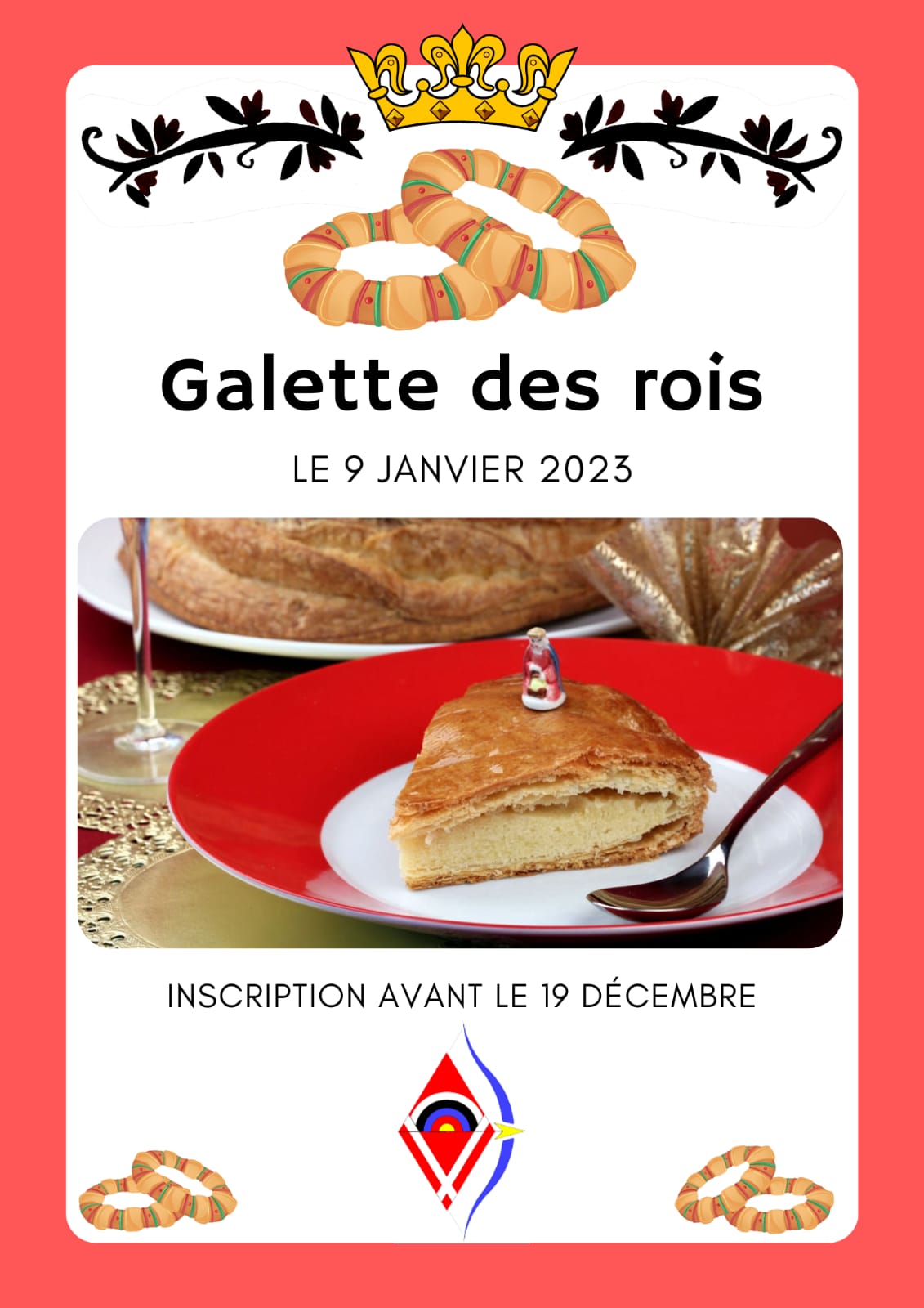 Lire la suite à propos de l’article Galette des rois, le 9 janvier 2023